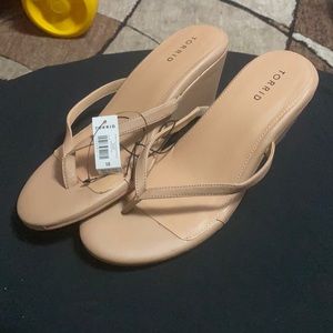 Torrid Nude Midi Wedge